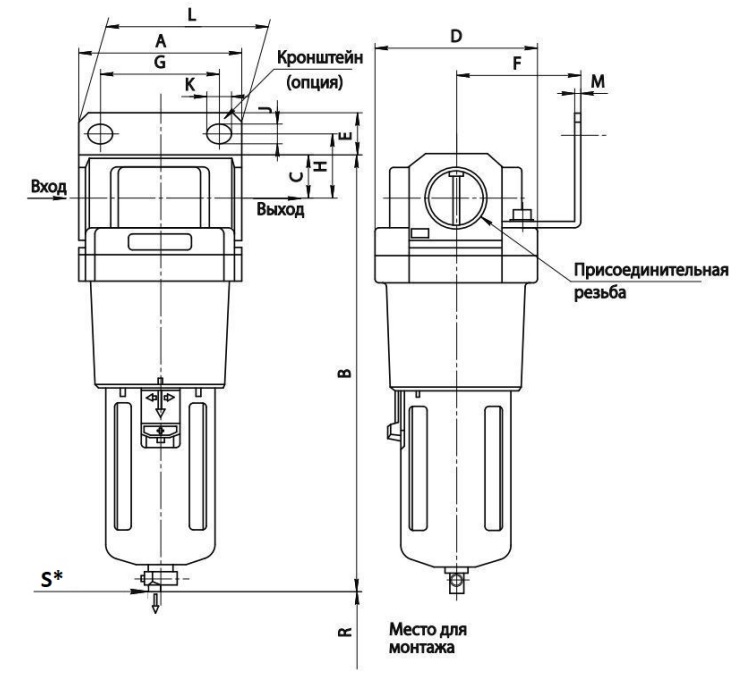 Фильтр SA-F50-25 G1" 7000 нл/мин купить Нижнем Новгороде